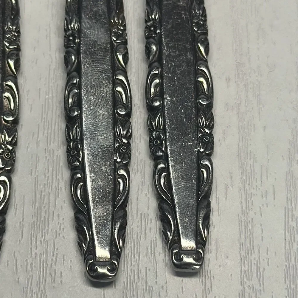 Northland Oneida Stainless Steel Love Story set 6 Cocktail Seafood Forks Japan‎
